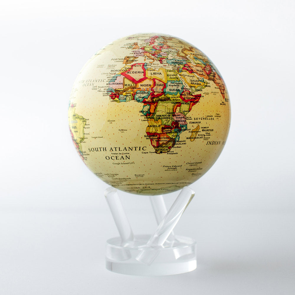 Mova Antique Beige Globe 4.5 inch