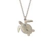 Alex Monroe Sea Turtle Necklace, Sterling Silver