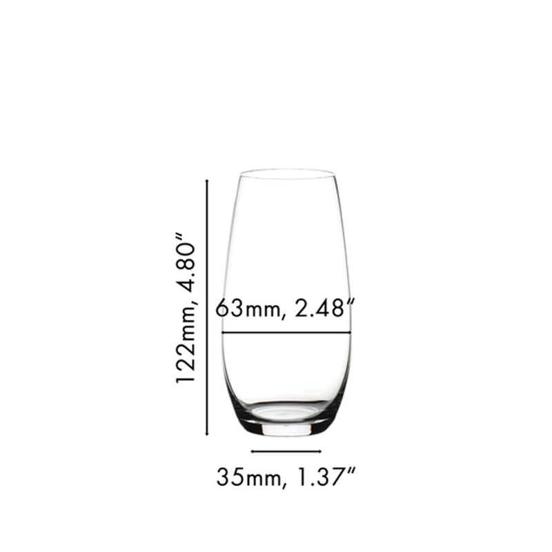 Riedel O Wine Tumbler Champagne Glasses, Set of 8