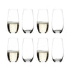 Riedel O Wine Tumbler Champagne Glasses, Set of 8