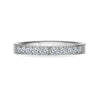 Amori Pave Ring, Silver, Size 6