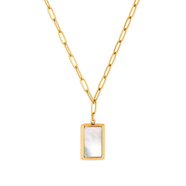 Amori Pearl Necklace, Gold
