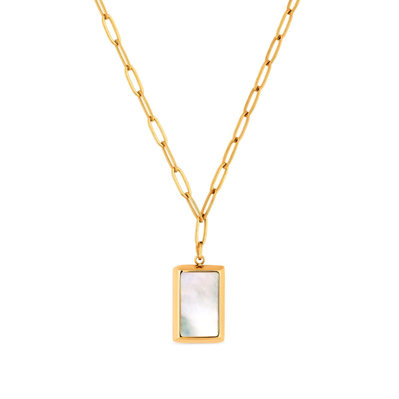 Amori Pearl Necklace, Gold
