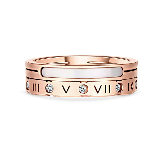 Amori Prophecy With Pearl Ring, Rose Gold, Size 6