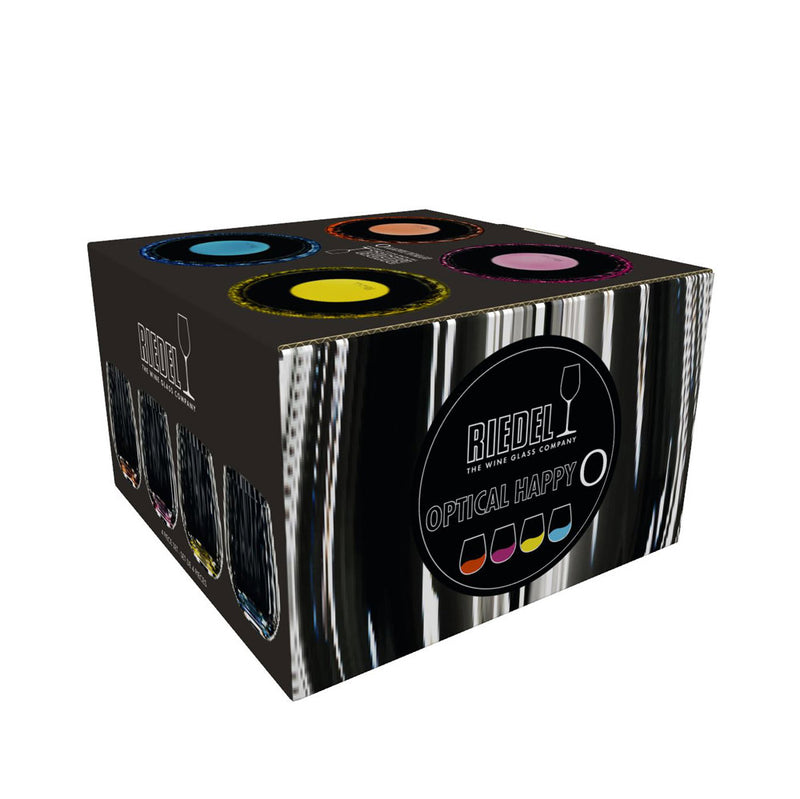 Riedel Happy O Optical Set of Four Tumblers Box