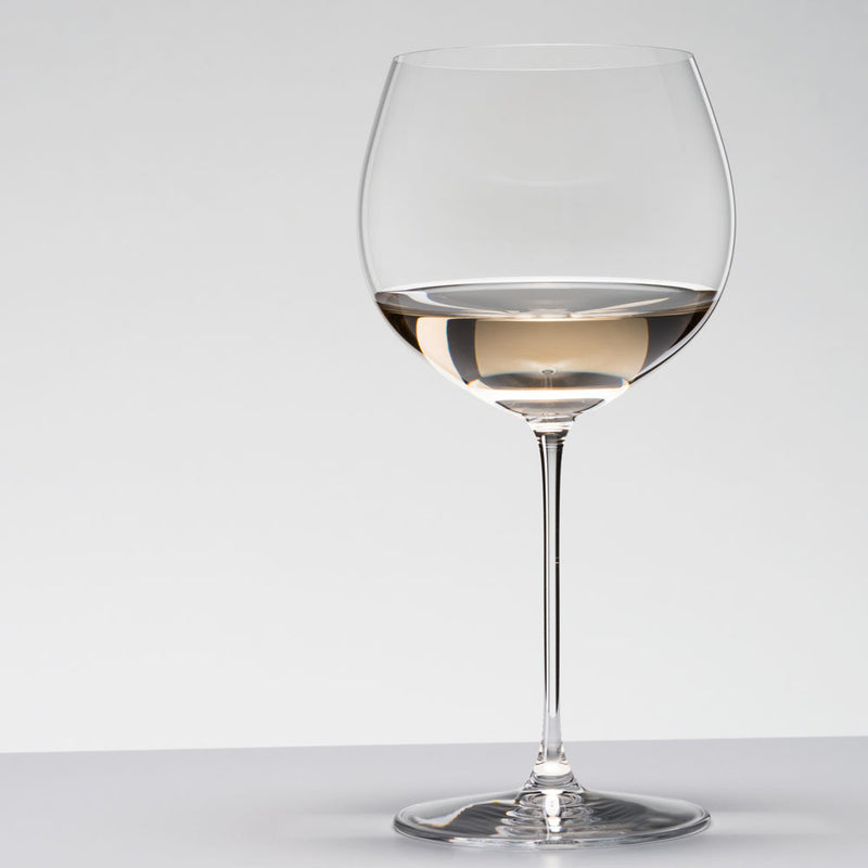 Pair of Riedel Veritas Oaked Chardonnay Glasses
