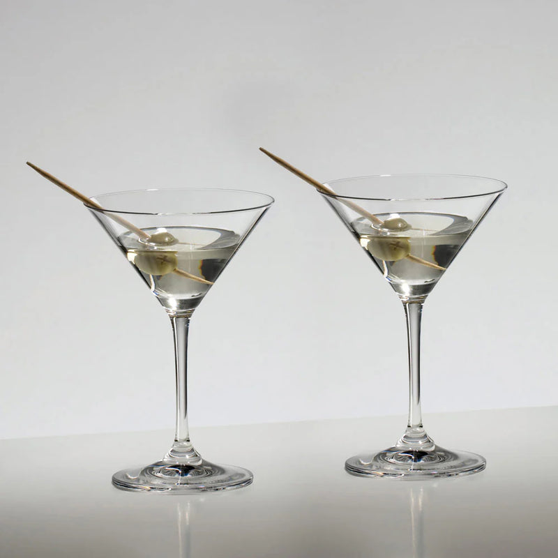 Riedel Vinum Martini Glasses, Set of 8