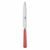 Sabre Gingham Red 24cm Dinner Knife
