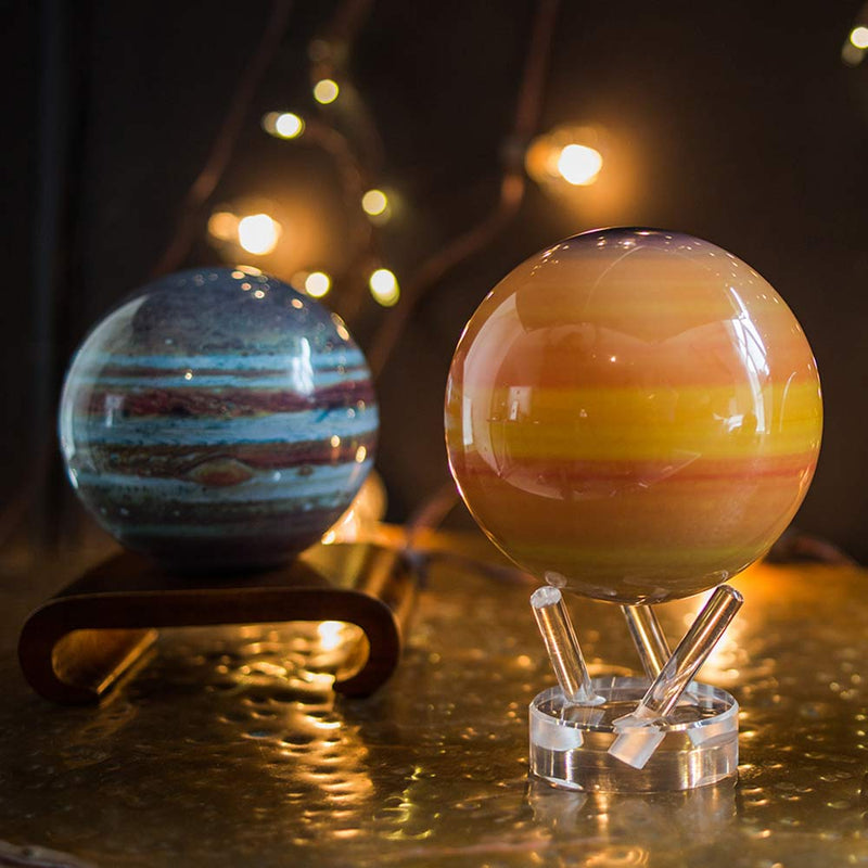 Saturn Mova Globe 4.5 inch with Jupiter Mova Globe
