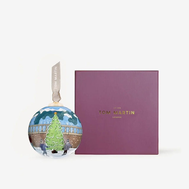 Skating by Starlight, Christmas Decoration, by Tom Martin