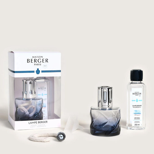 Blue Spiral Lampe Berger Gift Pack