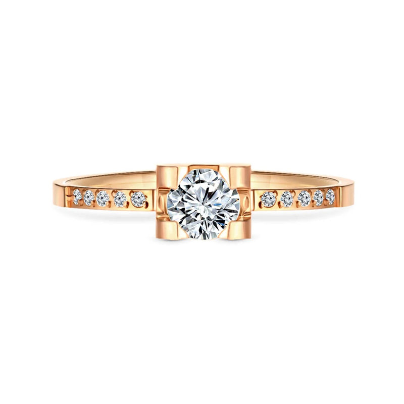 Amori Stella Ring, Rose Gold, Size 6