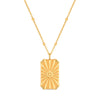 Amori Sun Necklace, Gold