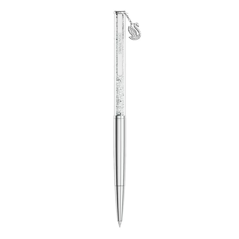 Swarovski Crystalline ballpoint pen, Swan, Chrome plated