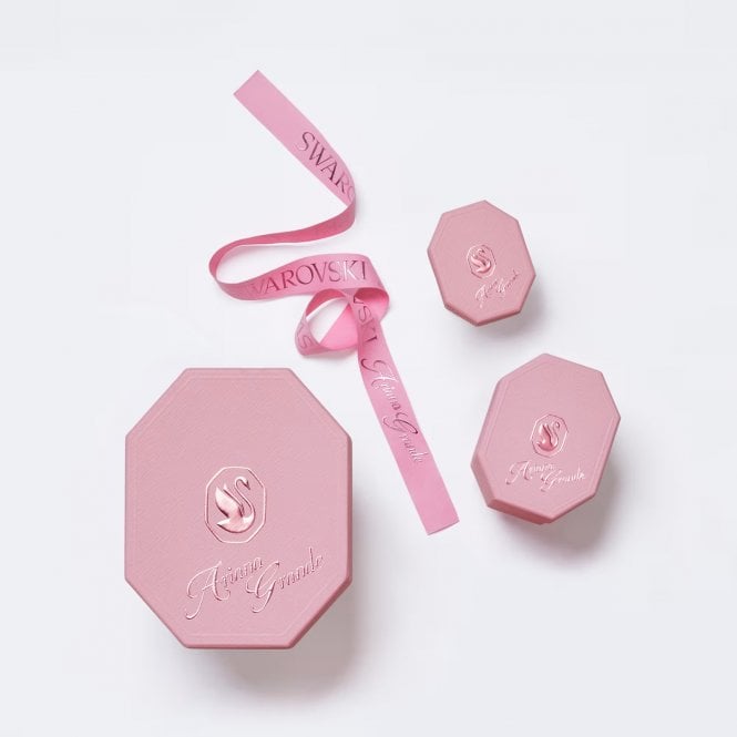 Swarovski x Ariana Grande Capsule Angelic Jewellery Set, White, Rhodium Plated