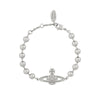 Vivienne Westwood Thames Mini Bas Relief Choker, Platinum Plated