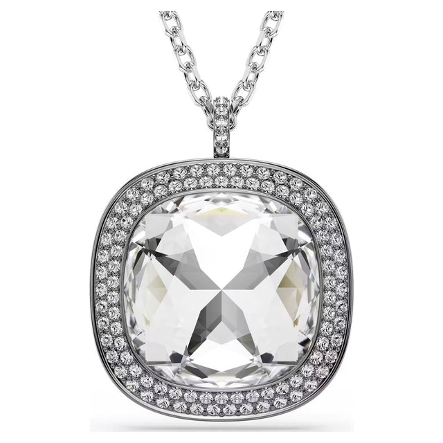 Swarovski Una Angelic pendant and brooch, Cushion cut, White, Mixed Plating
