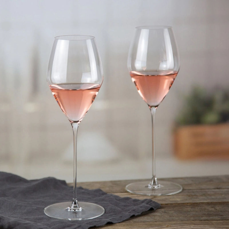 Riedel Veloce Rose Glasses, Set of 8