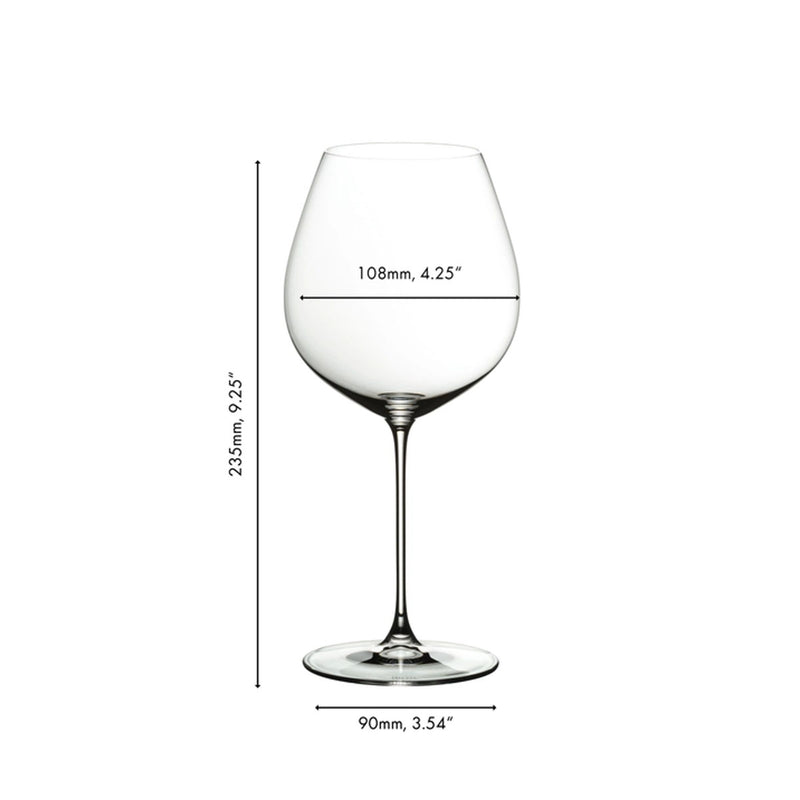 Riedel Veritas Old World Pinot Noir Glasses, Set of 8