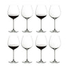 Riedel Veritas Old World Pinot Noir Glasses, Set of 8