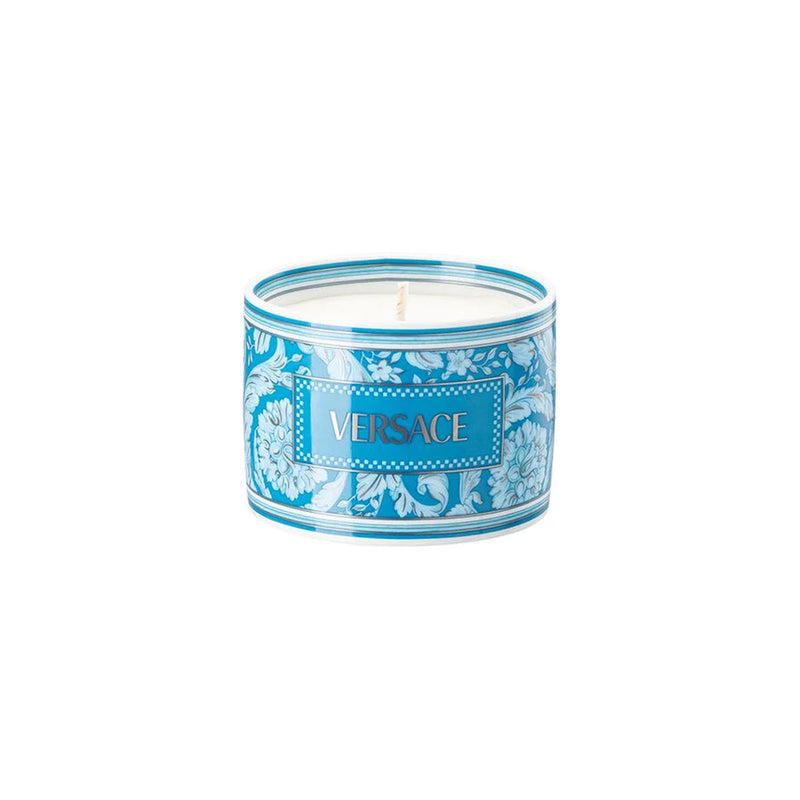 Versace Barocco Teal Scented Candle 2 Pack, Small