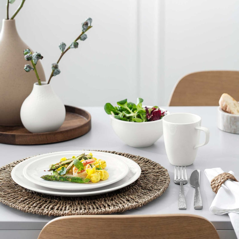 Villeroy & Boch Artesano Original Bowl on a dining table laid for lunch with Villeroy & Boch Artesano Original plates and mug