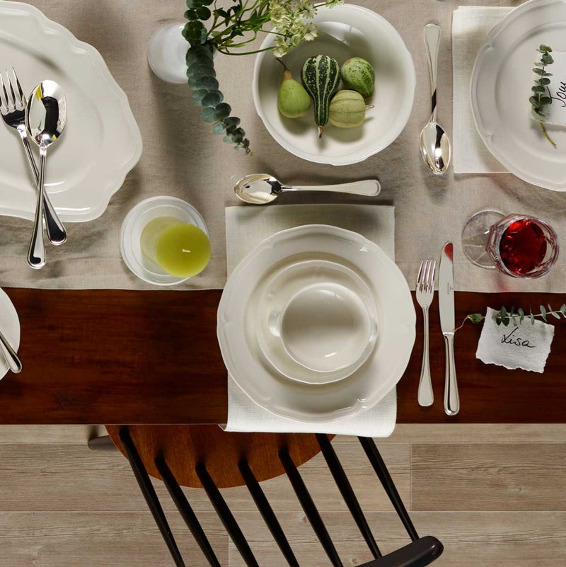 Villeroy & Boch Manoir 0.35l Soup Cup laid for dinner with the Villeroy & Boch Manoir Range