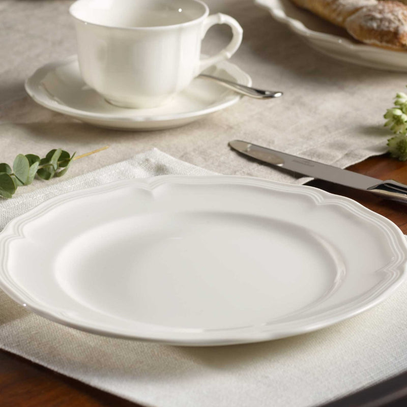 Villeroy & Boch Manoir 21cm Salad Plate with a Villeroy & Boch Manoir teacup