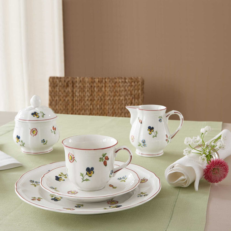  coffee cups and milk jug