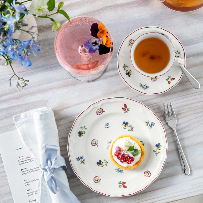 Villeroy & Boch Petite Fleur 15cm Tea/Coffee Cup Saucer with Villeroy & Boch Petite Fleur tea cup and cocktail