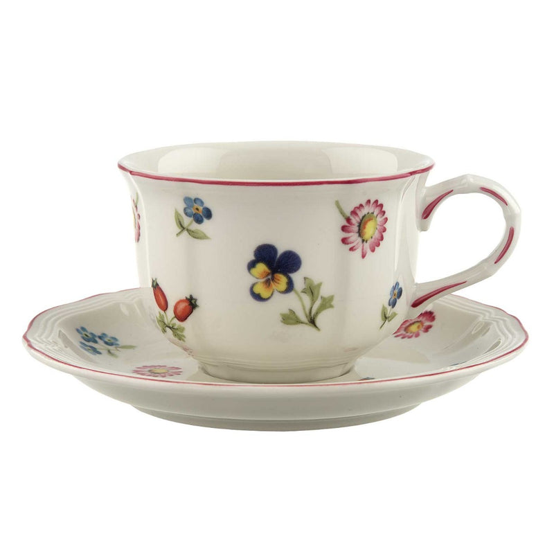 Villeroy & Boch Petite Fleur 15cm Tea/Coffee Cup Saucer with Villeroy & Boch Petite Fleur tea cup