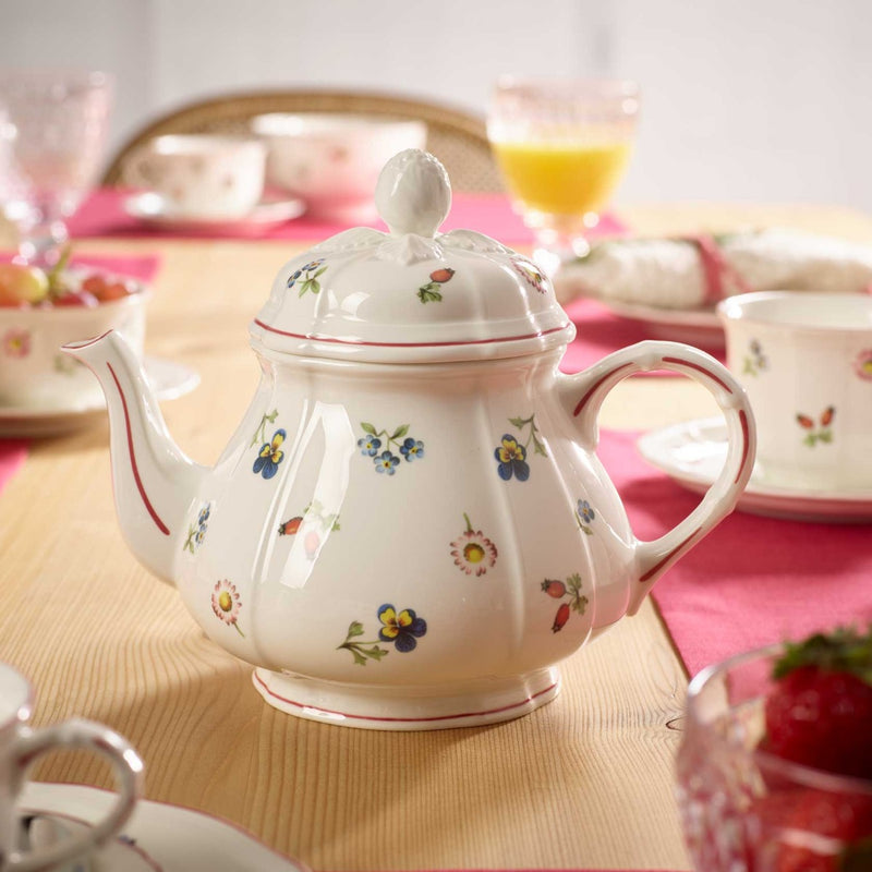 Villeroy & Boch Petite Fleur 1L Teapot on a dining table
