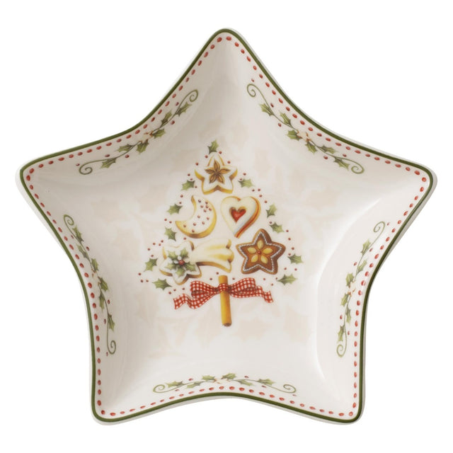 Villeroy & Boch Winter Bakery Delight Tree Star Bowl, Small 