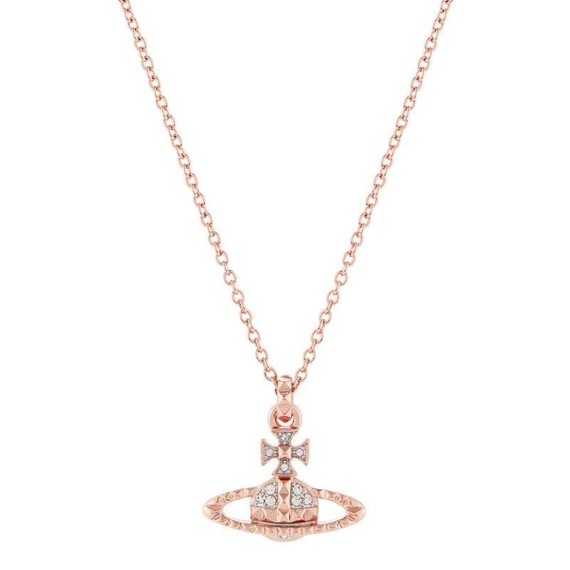 Vivienne Westwood Mayfair Bas Relief Pendant, Rose Gold Plated