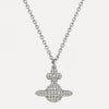 Vivienne Westwood Grace Silver Small Pendant, Silver Tone Plated