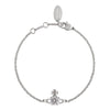 Vivienne Westwood Reina Small Chain Bracelet, Silver Plated