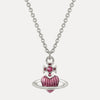 Vivienne Westwood Fabianna Bas Relief Pendant, Silver Tone Plated