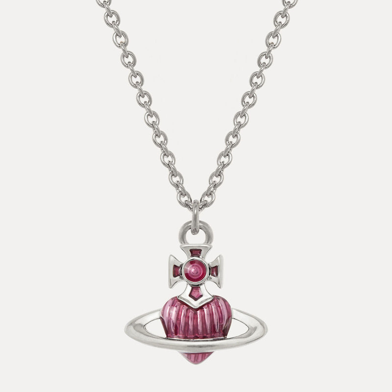 Vivienne Westwood Fabianna Bas Relief Pendant, Silver Tone Plated