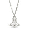 Vivienne Westwood Millie Chain Pendant Necklace, Silver Plated