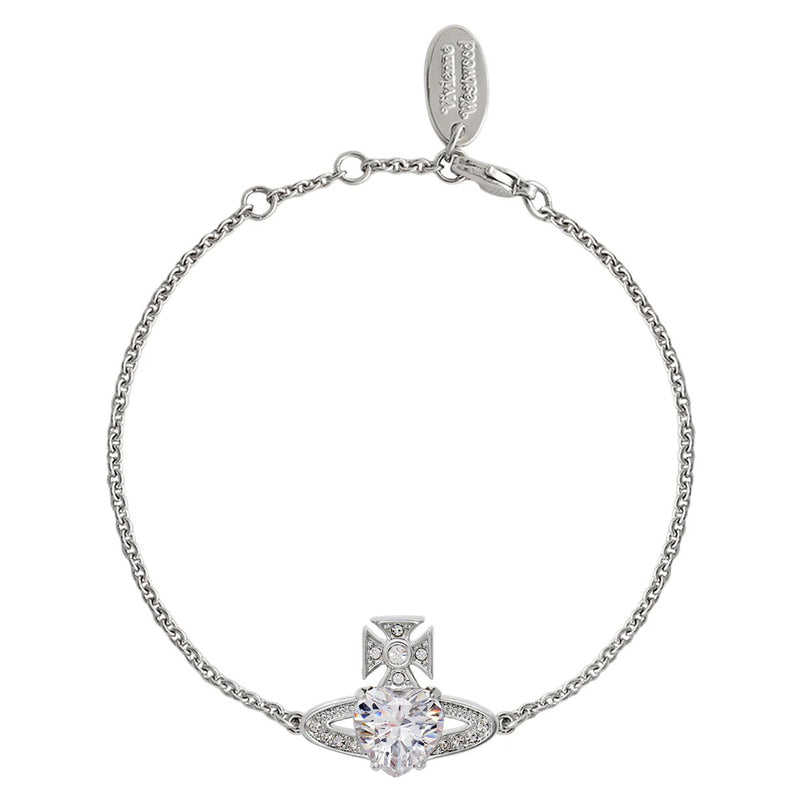Vivienne Westwood Ariella Silver Bracelet, Platinum Plated