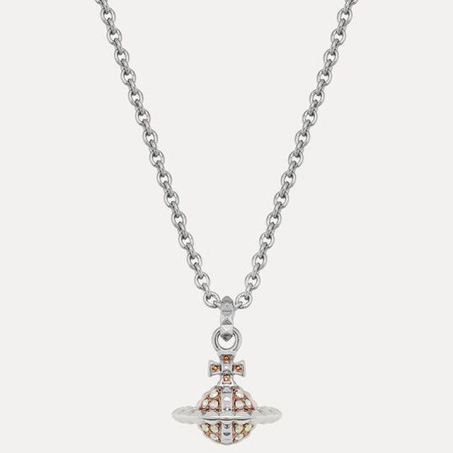 Vivienne Westwood Mayfair Small Orb Pendant Necklace, Silver Plated