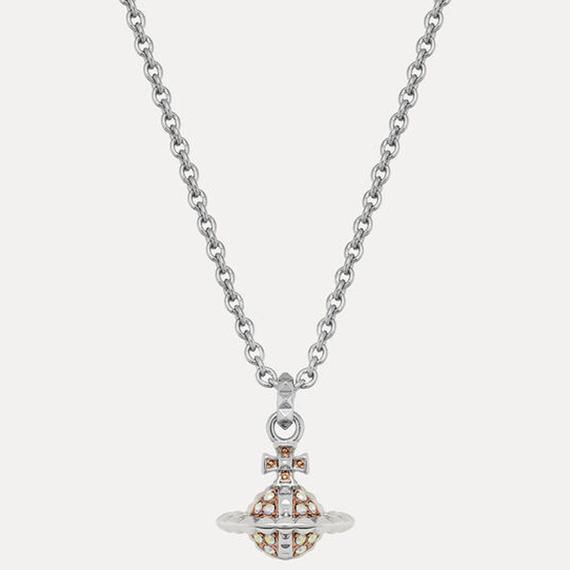 Vivienne Westwood Mayfair Small Orb Pendant Necklace, Silver Plated