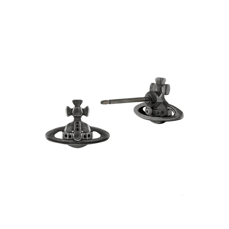 Vivienne Westwood Lorelei Stud Earrings, Ruthenium Plated