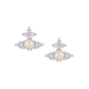 Vivienne Westwood Feodora Earrings, Silver Plated