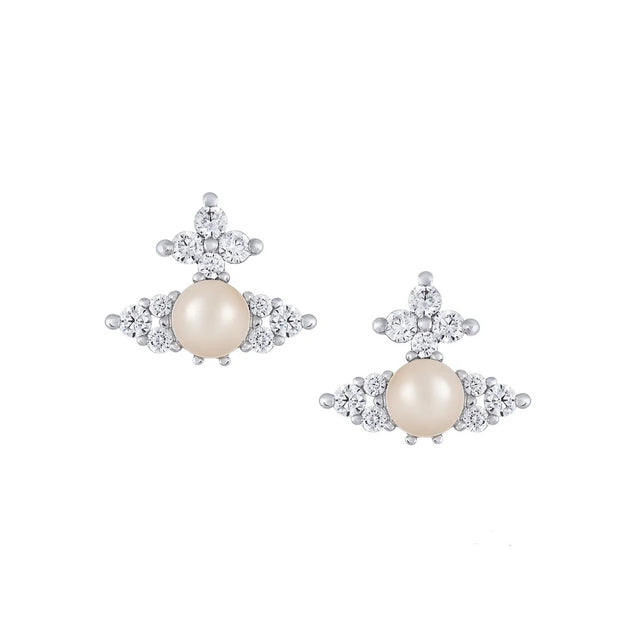 Vivienne Westwood Feodora Earrings, Silver Plated