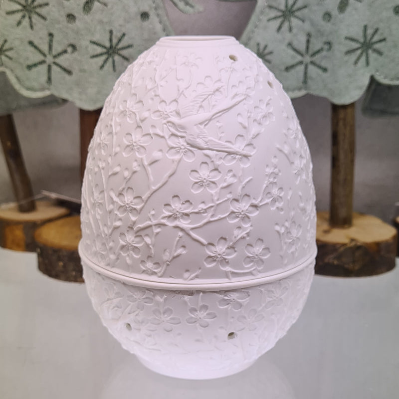 Glow by Welino Swallows Faberge Porcelain Large Tealight