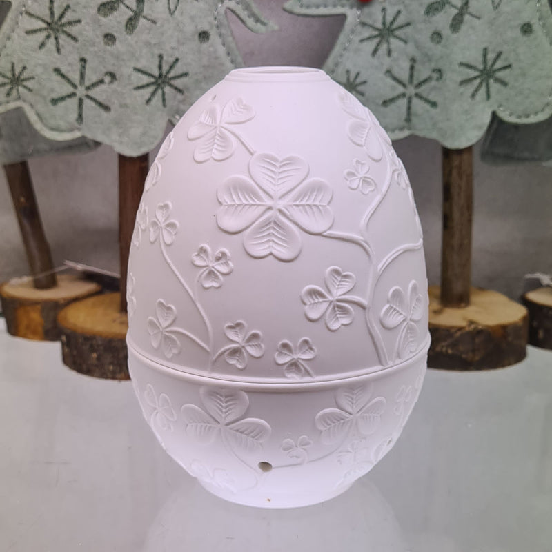 Glow by Welino Shamrock Faberge Porcelain Large Tealight