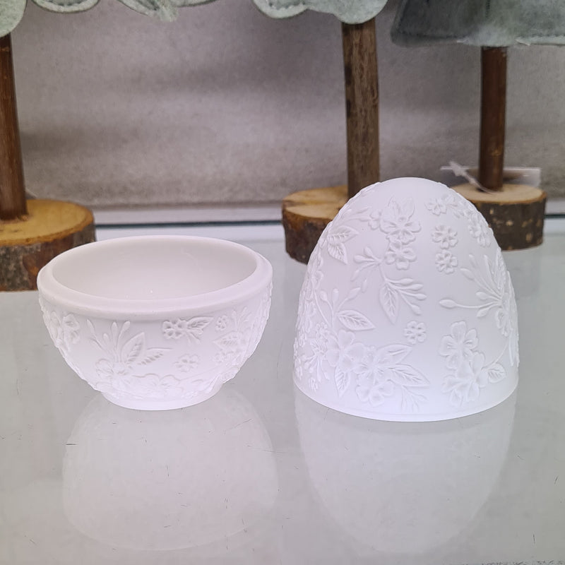 Glow by Welino Blossom Faberge Porcelain Medium Tealight