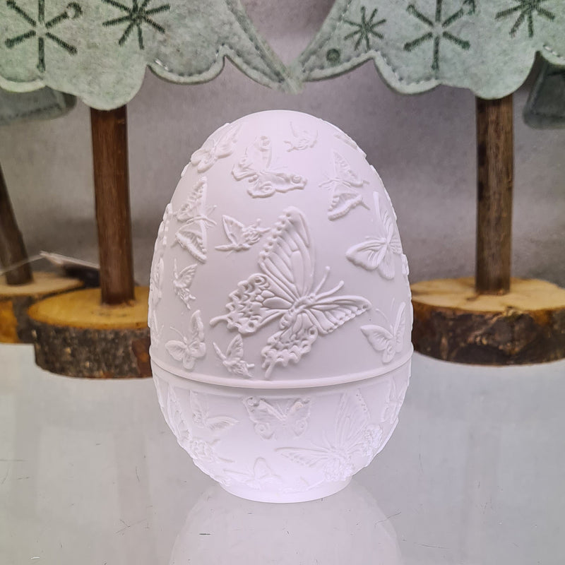 Glow by Welino Butterfly Faberge Porcelain Medium Tealight