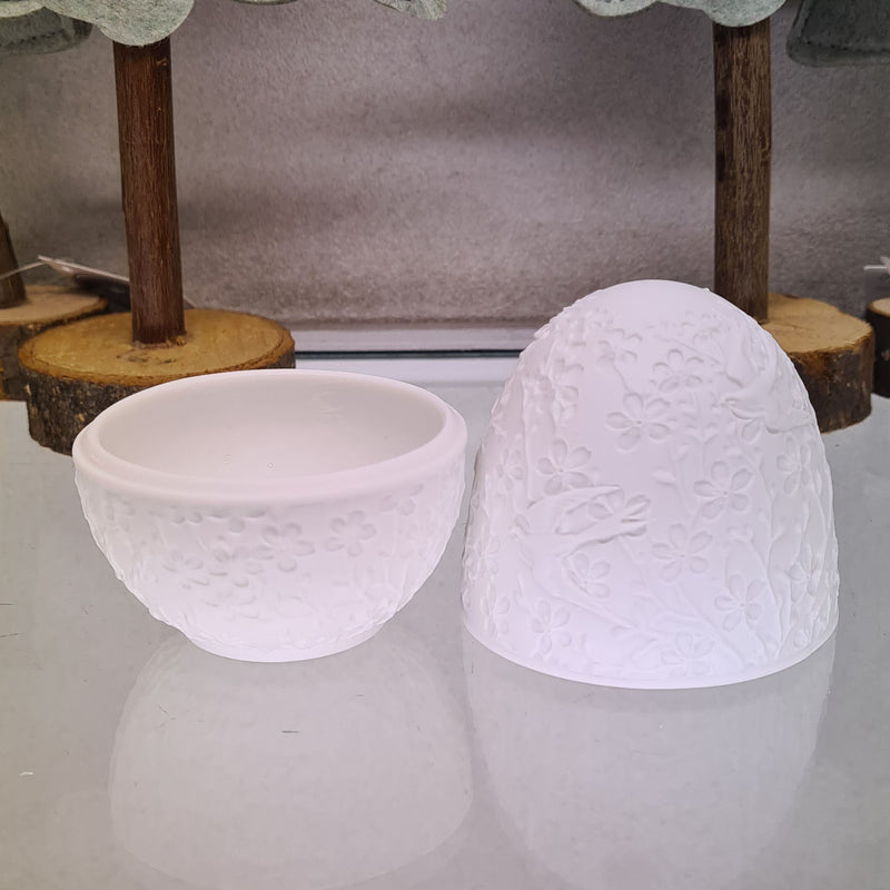 Glow by Welino Swallows Faberge Porcelain Medium Tealight